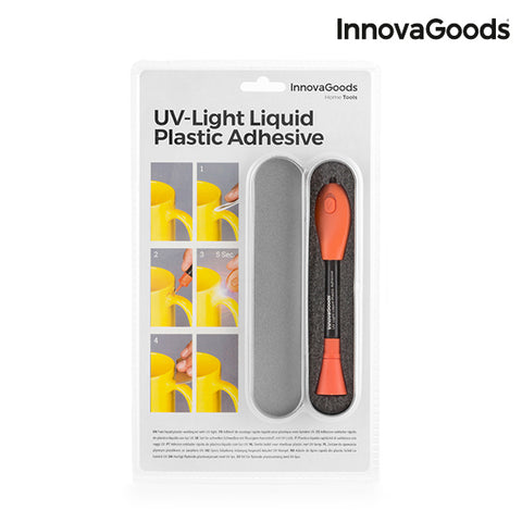 InnovaGoods Fast UV Light Liquid Plastic Welder Adhesive