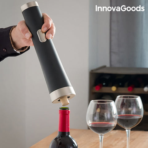 InnovaGoods Electric Corkscrew with Foil Cutter