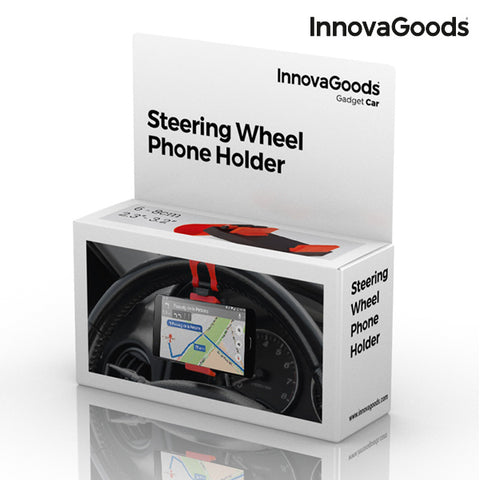 InnovaGoods Mobile Holder for Steering Wheels