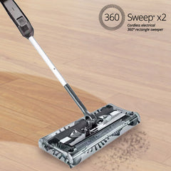 Rectangular electric sweeper Omnidomo 360 Sweep 7,2 V Black