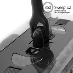 Rectangular electric sweeper Omnidomo 360 Sweep 7,2 V Black