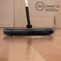 Rectangular electric sweeper Omnidomo 360 Sweep 7,2 V Black